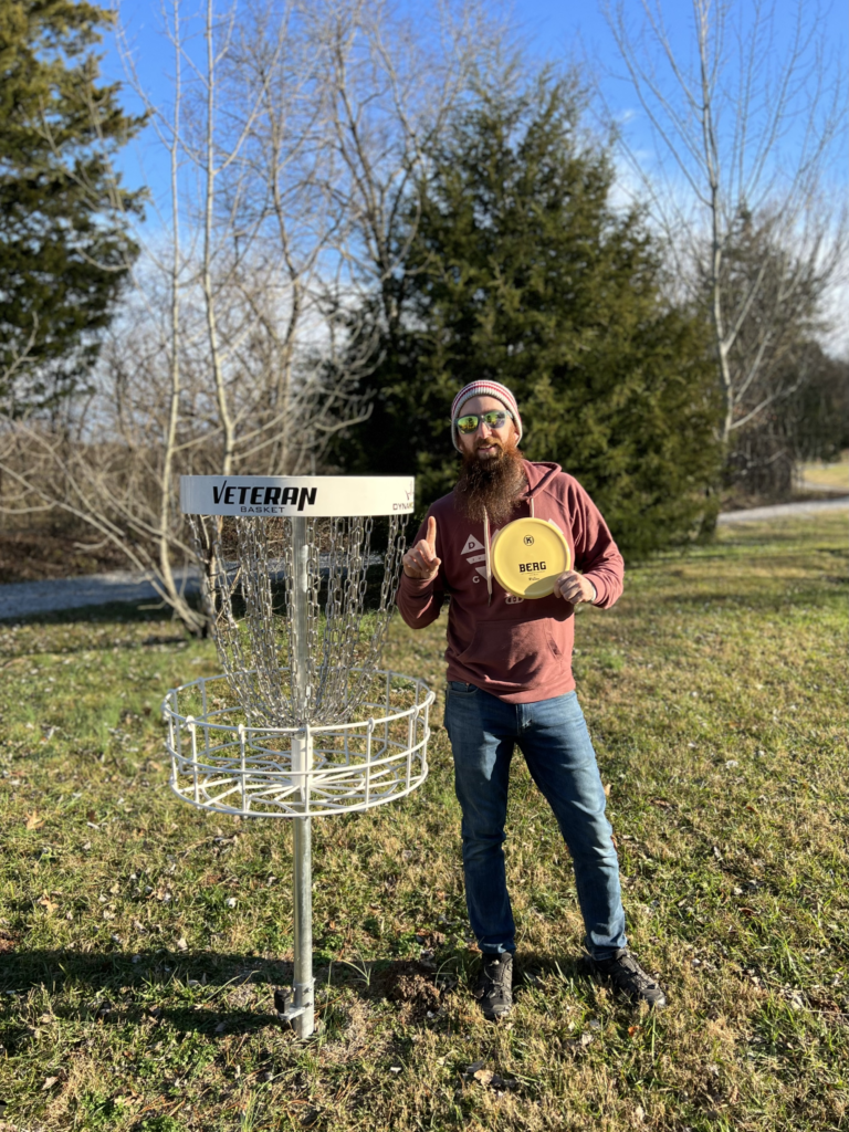 Copeland's Cove Nashville Disc Golf Course Veteran disc golf baskets