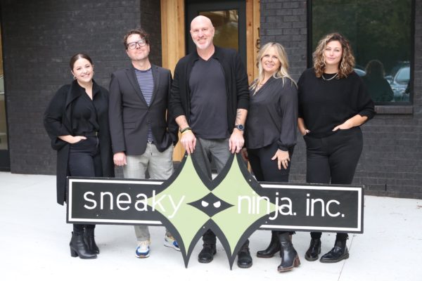 Group photo of Sneaky Ninja Inc. employees.