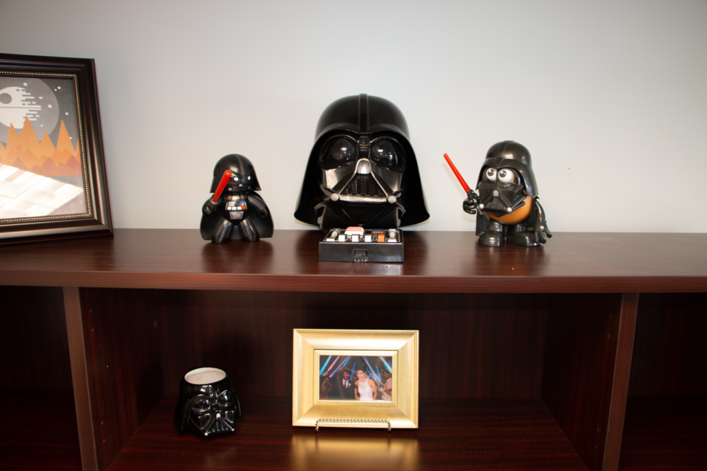 Darth Vader Star Wars figures in EMT Associates office at Center 615 Nashville